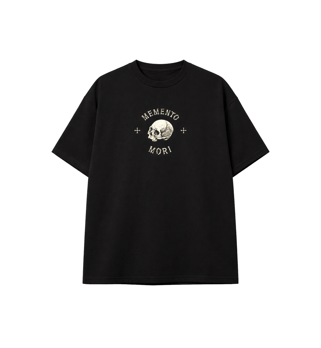 THR | REMEDY "Cursed Bloom" Oversized BLACK TEE