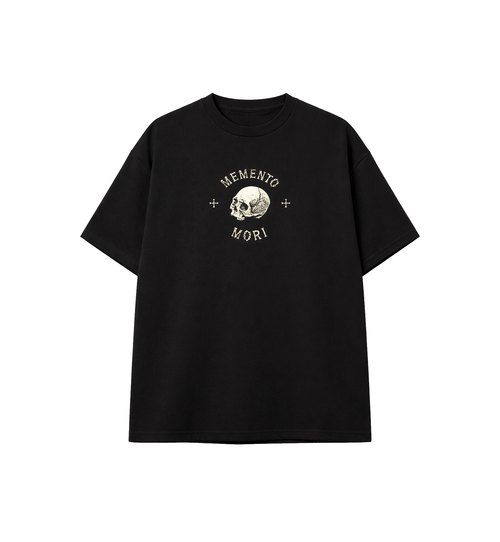 THR | REMEDY "Cursed Bloom" Oversized BLACK TEE