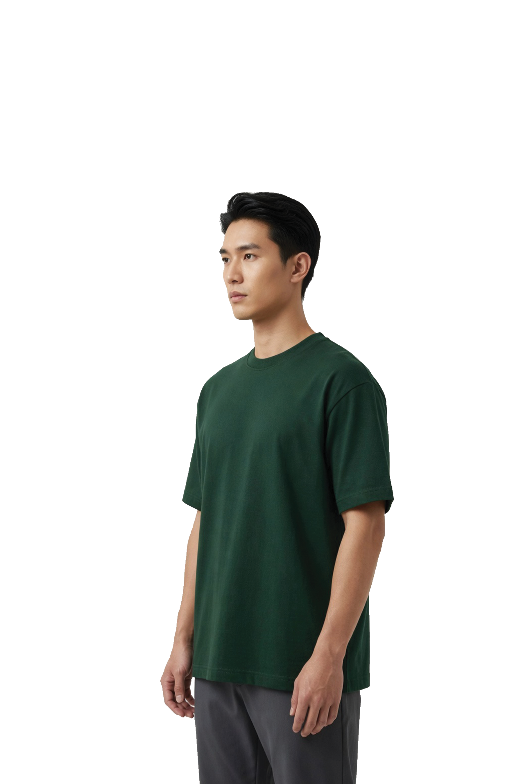 THR — ESSENTIALS DROP: Forest Green Tee– 200 GSM Premium Cotton