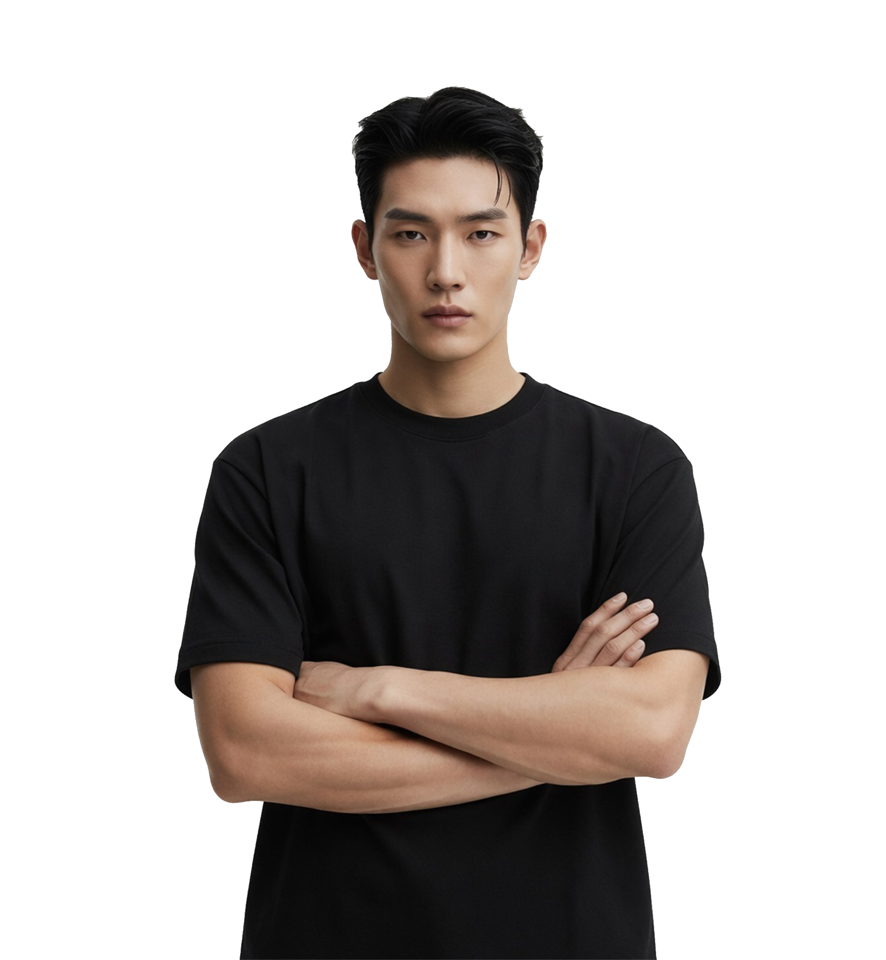 Unisex Oversized Plain Black Boxy T-Shirt | 240 GSM