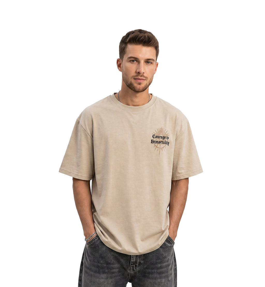 BRAVERY – Oversized Premium T-Shirt ⚔️
