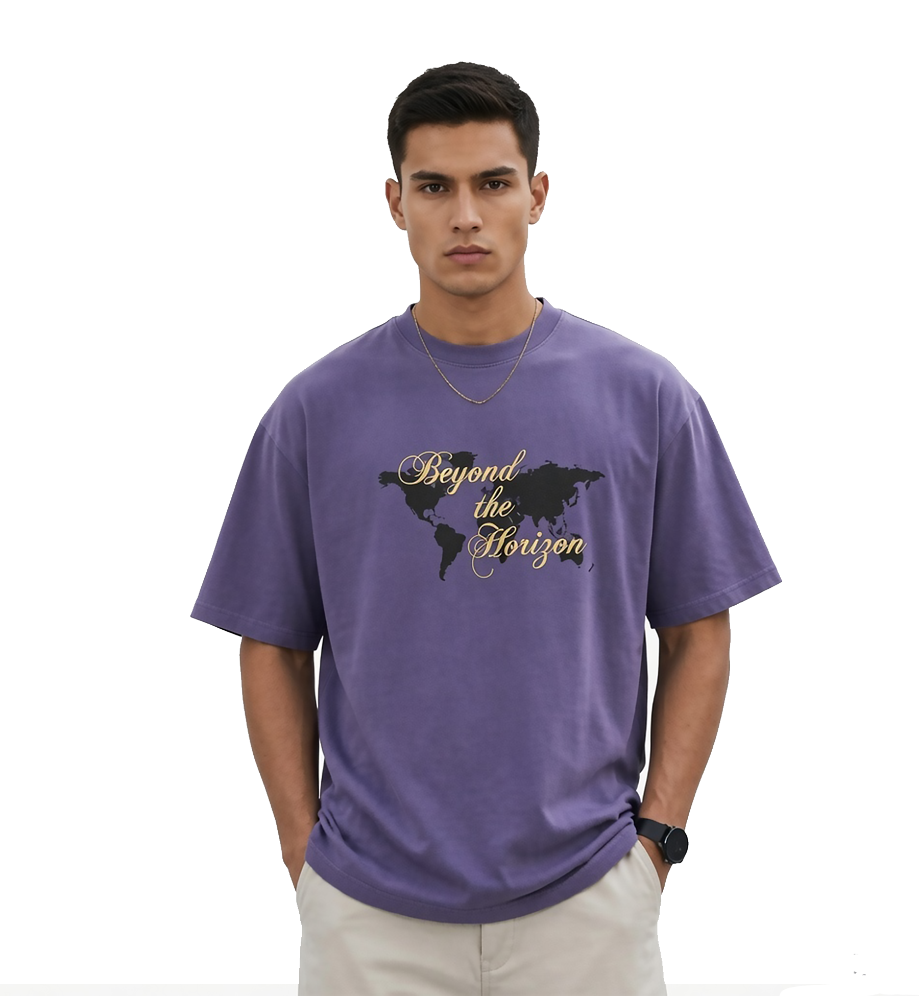 Beyond The Horizon Oversized Graphic T-Shirt