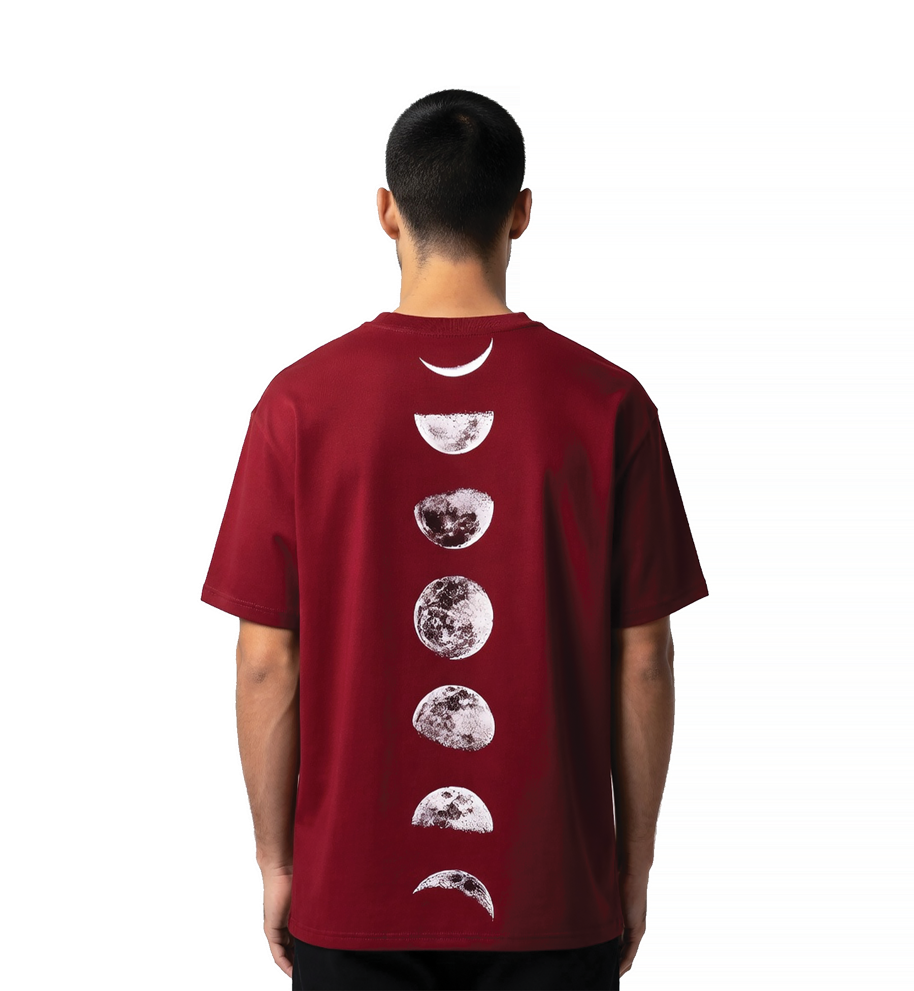 Celestial Lunar Phases Oversized T-Shirt