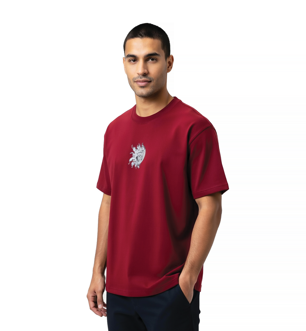 Celestial Lunar Phases Oversized T-Shirt