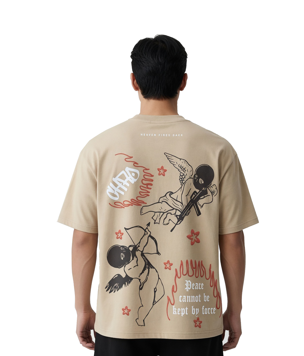 "Majestic Chaos" Oversized (Beige)
