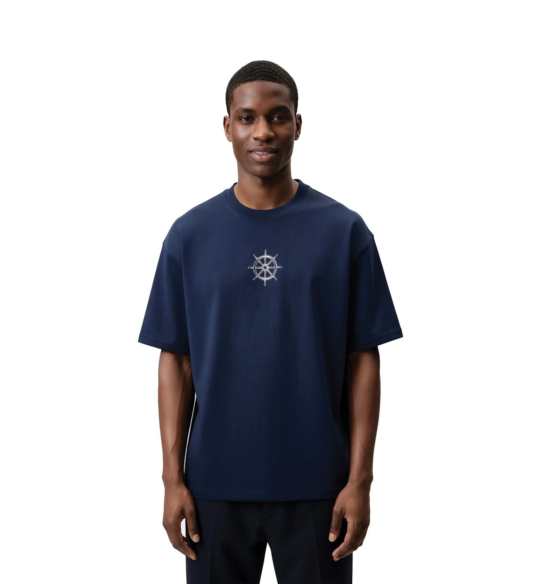 ONE PIECE Navy Blue T-Shirt