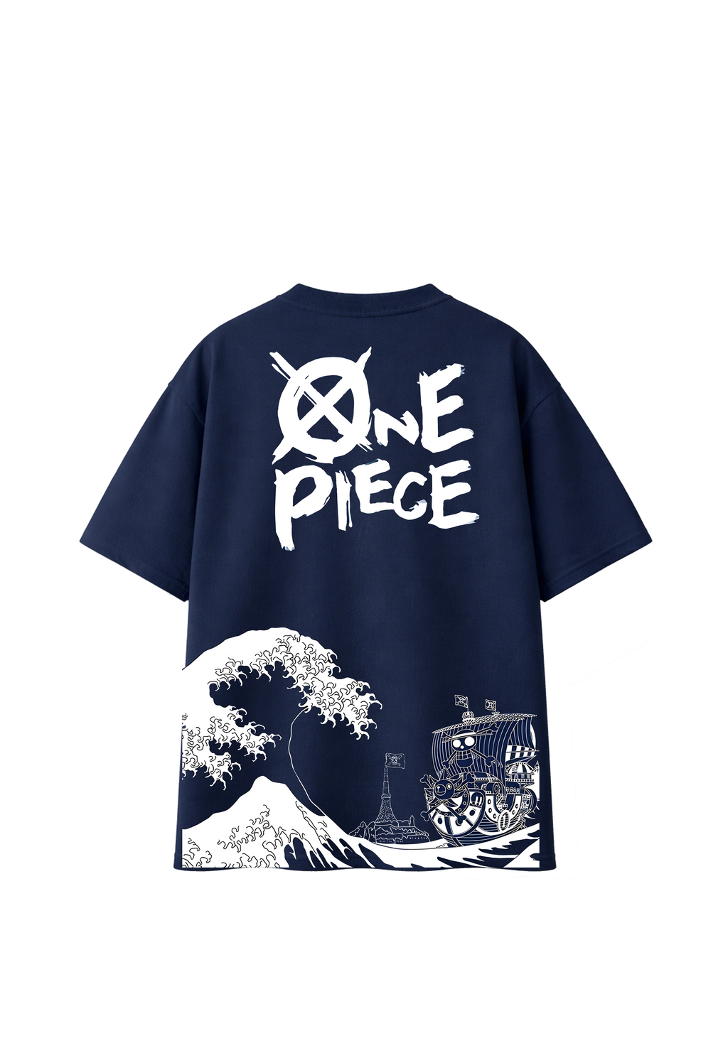 ONE PIECE Navy Blue T-Shirt