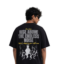 Rise Above The Endless Noise Oversized Graphic T-Shirt