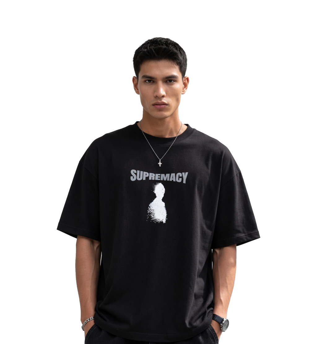 Rise Above The Endless Noise Oversized Graphic T-Shirt