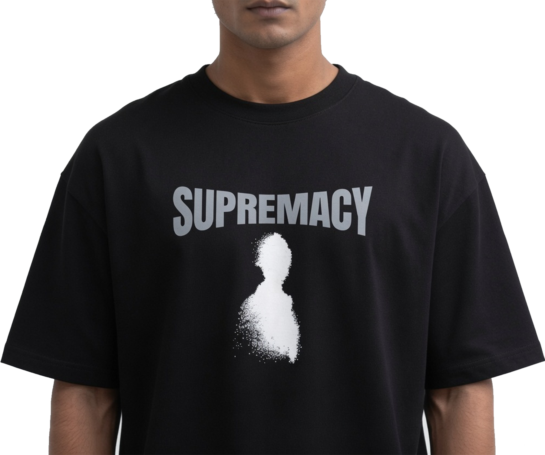 Rise Above The Endless Noise Oversized Graphic T-Shirt