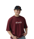 “Majestic Chaos” Oversized Tee (Maroon)